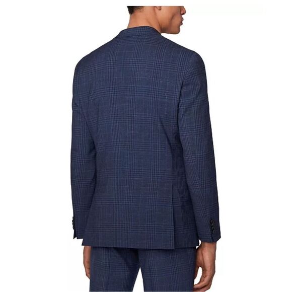 Boss by Hugo Boss Men's Novan 6 Ben 2 Slim-Fit Blazer Size US 44L - Picture 2 of 9